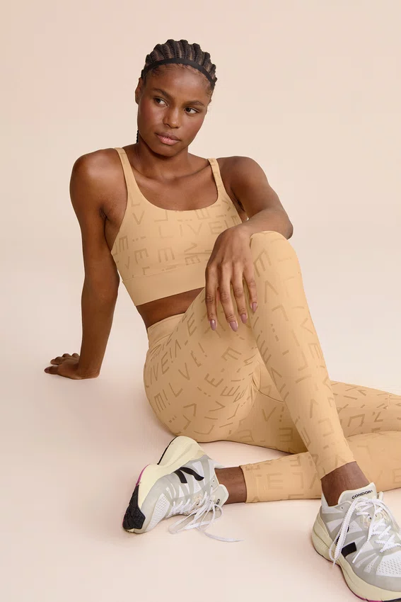 Calça Legging Icon Hydefit Adaptiv Bege