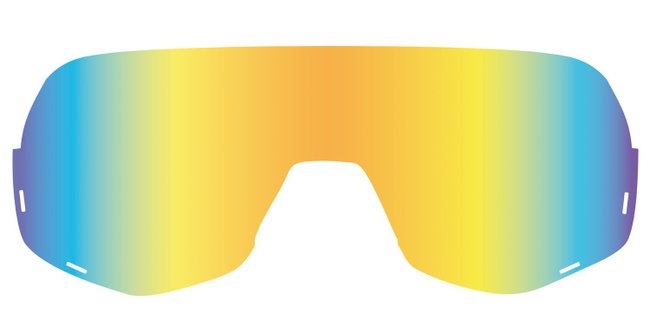 Lente Extra Óculos de Sol Huez - Laranja Espelhado