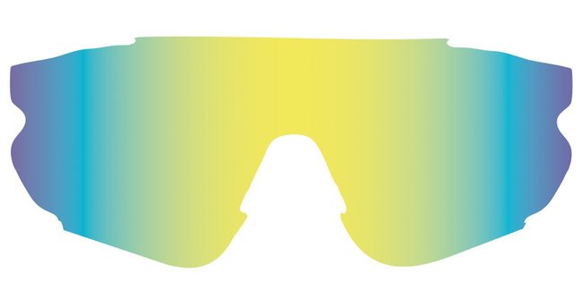 Lente Extra - Óculos de Sol Bornio Amarelo Espelhado