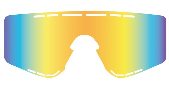 Lente Extra Vapor Dourado Espelhado