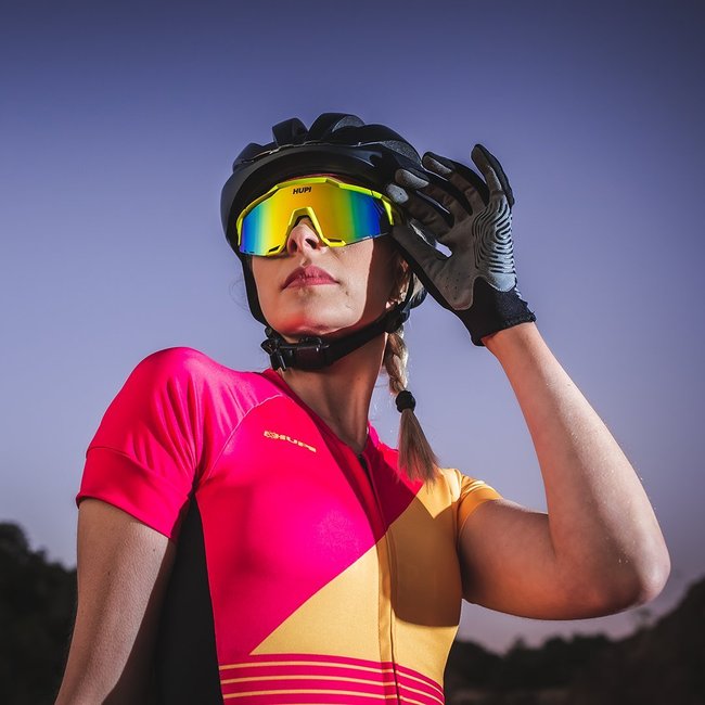 Luva Ciclismo HUPI Dedo Longo Biometria Full Preto