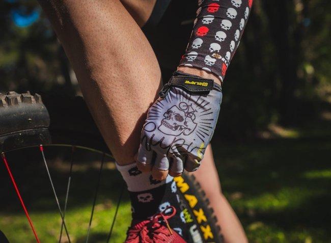 Luva Ciclismo HUPI Eco Dedo Curto Bike Brain