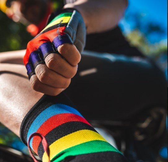 Luva Ciclismo HUPI Eco Dedo Curto Champs