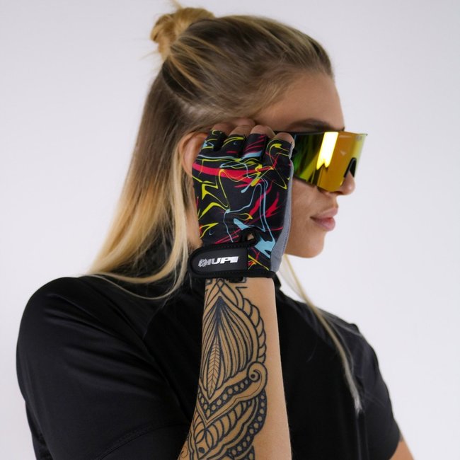 Luva Ciclismo HUPI Eco Dedo Curto Mix