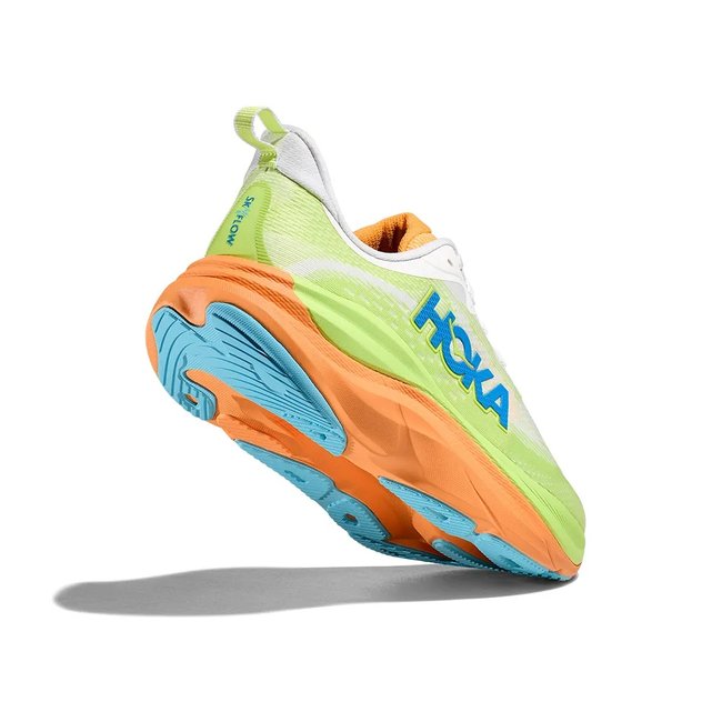 Tênis Hoka Skyflow Verde/Laranja Masculino