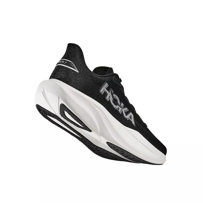 Tênis HOKA Mach 7 Masculino Preto e Branco