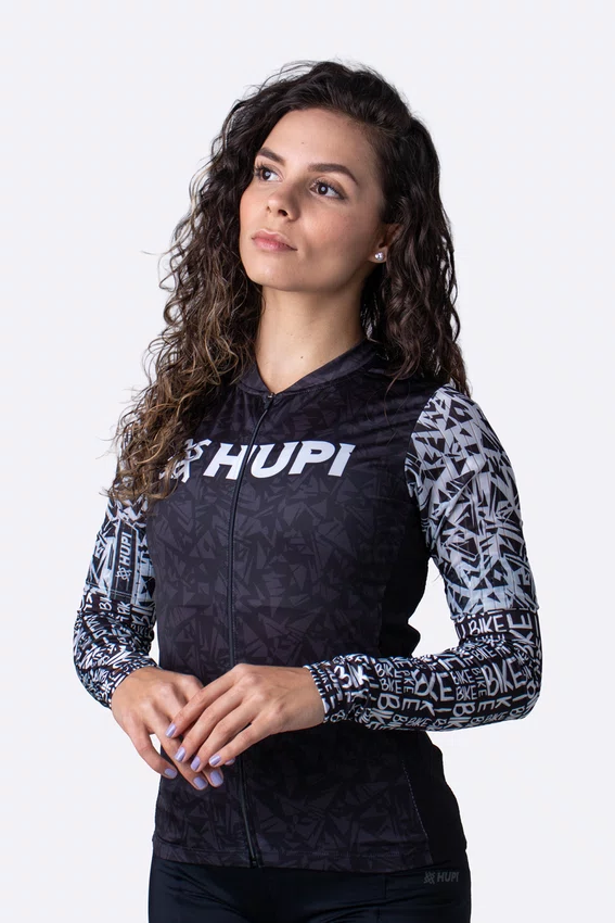 Manguito HUPI Bike Preto Proteção UV50+