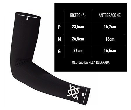 Manguito HUPI Caveira Proteção UV50+
