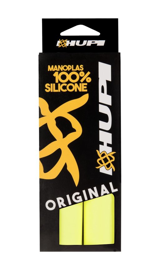 Manopla Silicone HUPI PRO SI Amarelo Neon