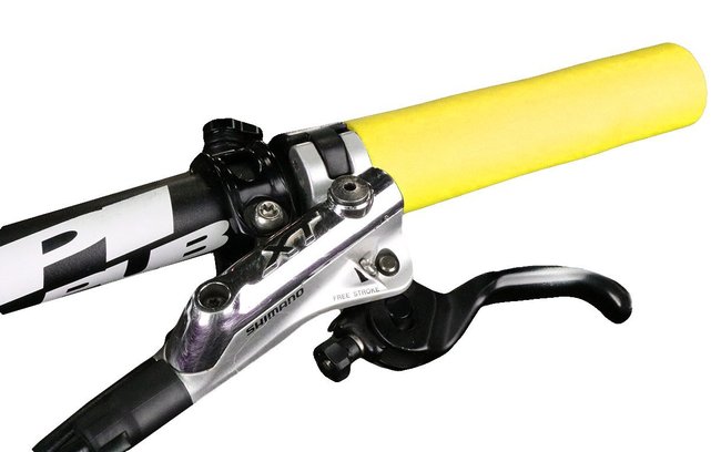 Manopla Silicone HUPI PRO SI Amarelo Neon