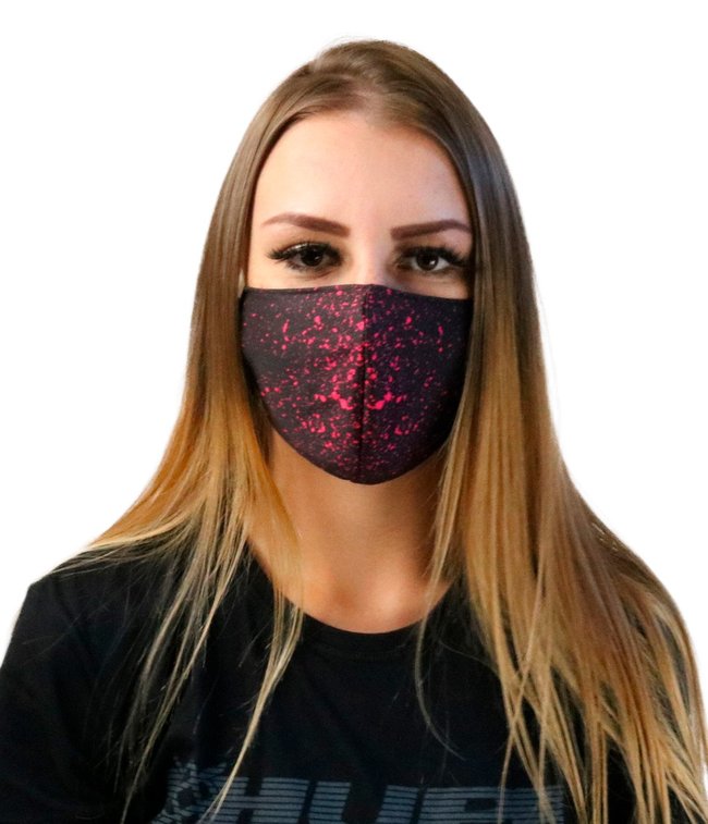 Máscara de Proteção HUPI Splash Preto/Rosa