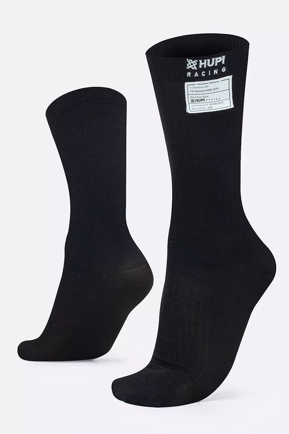 Meia Antichama HUPI Racing Preto