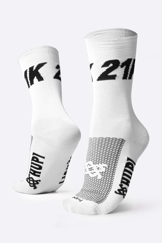 Meia Corrida HUPI 21K Branco