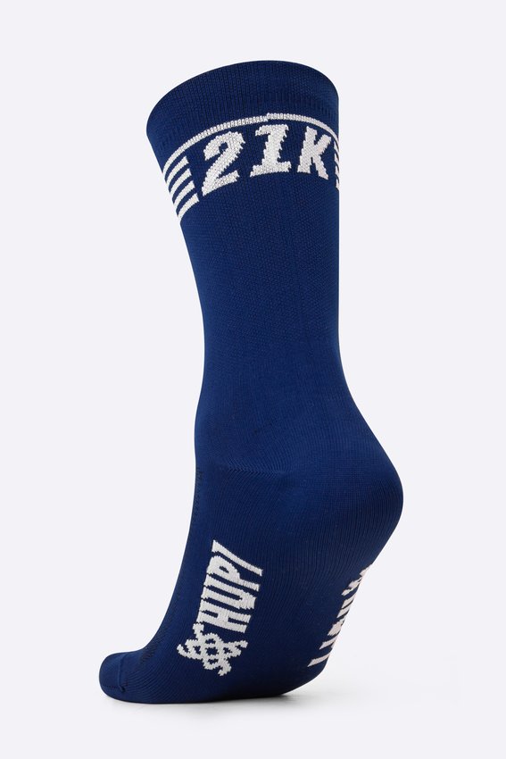 Meia Corrida HUPI 21K Split Azul Marinho