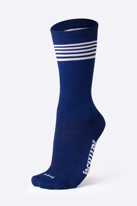 Meia Corrida HUPI 21K Split Azul Marinho
