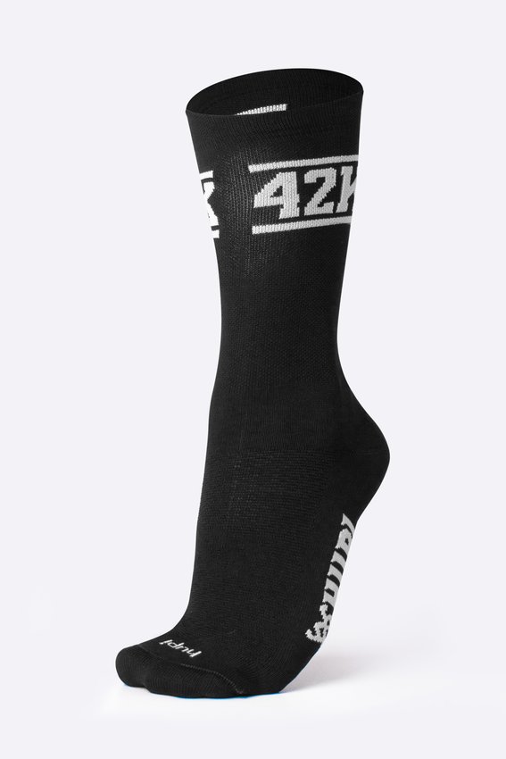 Meia Corrida HUPI 42k Neo Preto - LT para pés menores 34-38