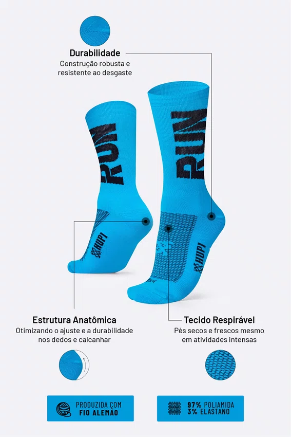 Meia Corrida HUPI Run Azul