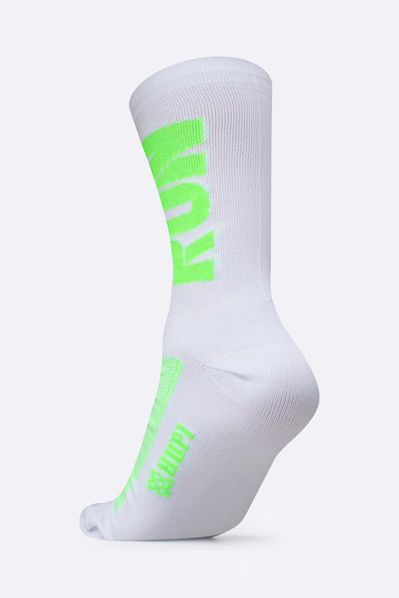 Meia Corrida HUPI Run Branco e Verde