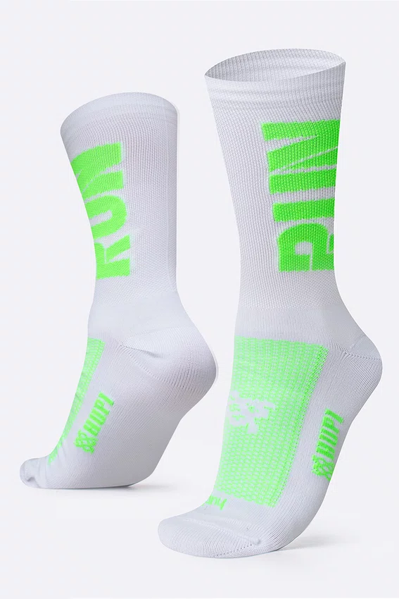 Meia Corrida HUPI Run Branco e Verde
