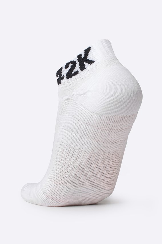Meia Curta para Corrida HUPI - Running Pro 42K Branco