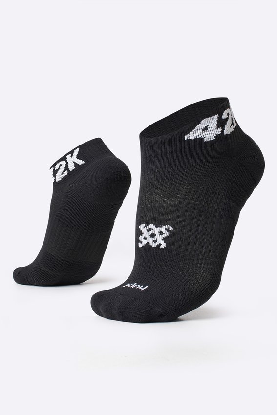 Meia Curta para Corrida HUPI - Running Pro 42K Preto
