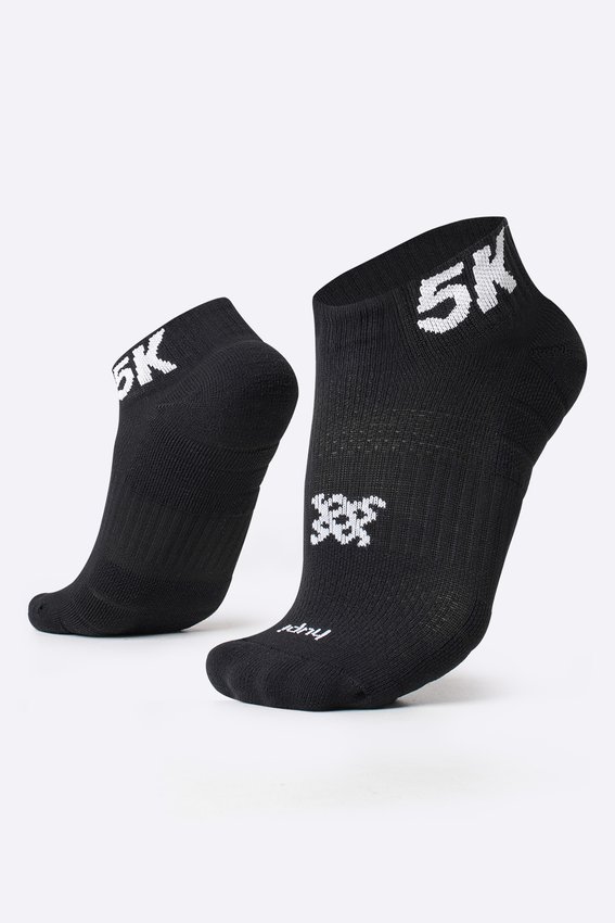 Meia Curta para Corrida HUPI Running Pro 5K Preto