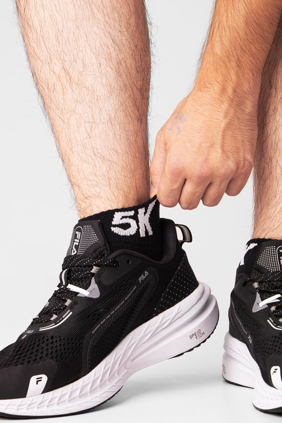 Meia Curta para Corrida HUPI Running Pro 5K Preto