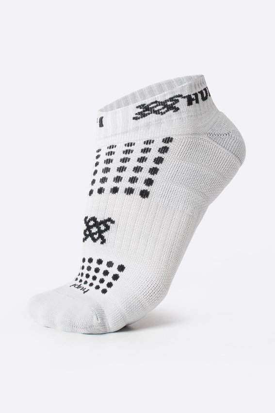 Meia Curta para Corrida HUPI - Running Pro Branco
