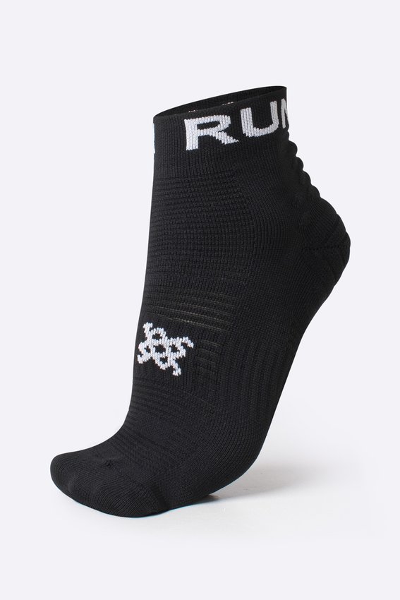 Meia Curta para Corrida HUPI - Running Pro Run Preto