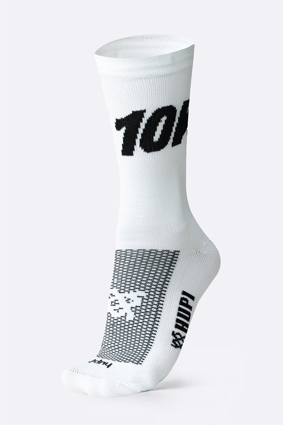 Meia HUPI 10K Branco