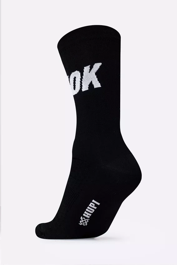 Meia HUPI 10K Preto - LT para pés menores 34-38
