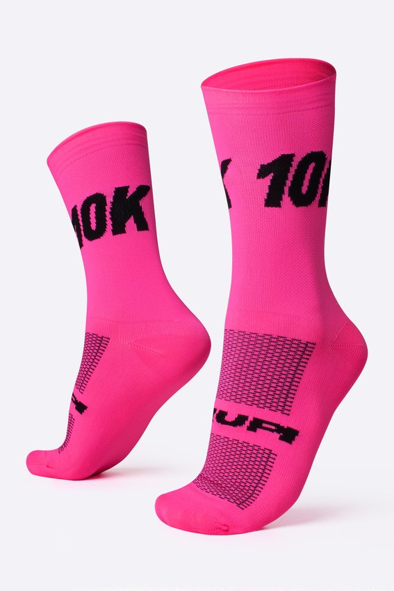 Meia HUPI 10K Rosa - LT para pés menores 34-38