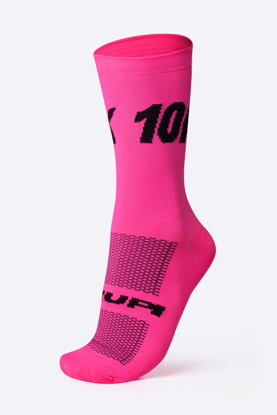 Meia HUPI 10K Rosa - LT para pés menores 34-38