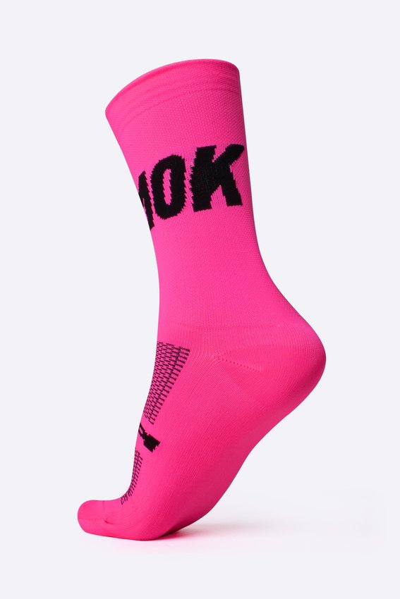 Meia HUPI 10K Rosa - LT para pés menores 34-38