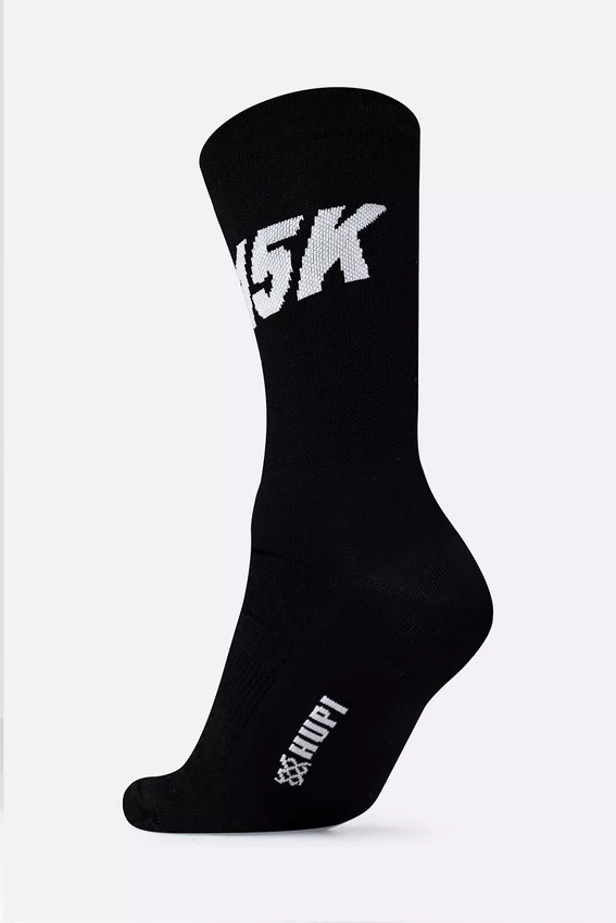 Meia HUPI 15K Preto - LT para pés menores 34-38
