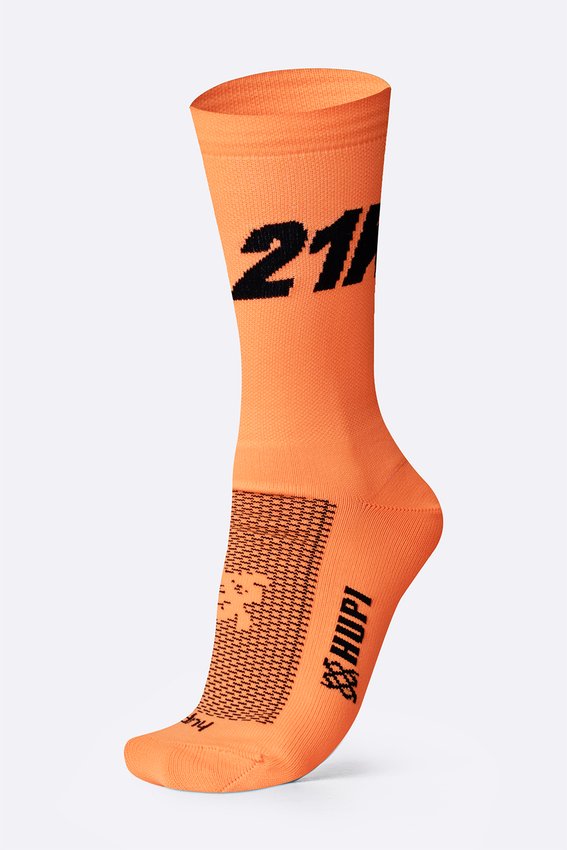 Meia HUPI 21K Laranja