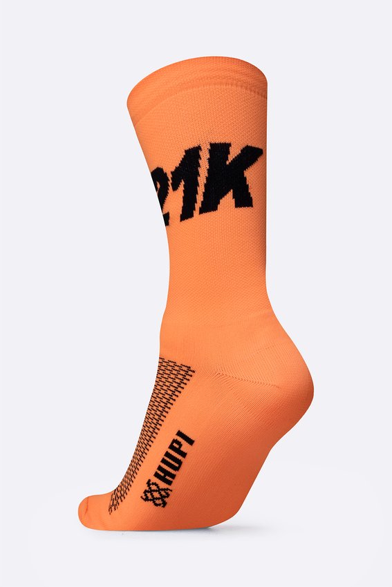 Meia HUPI 21K Laranja