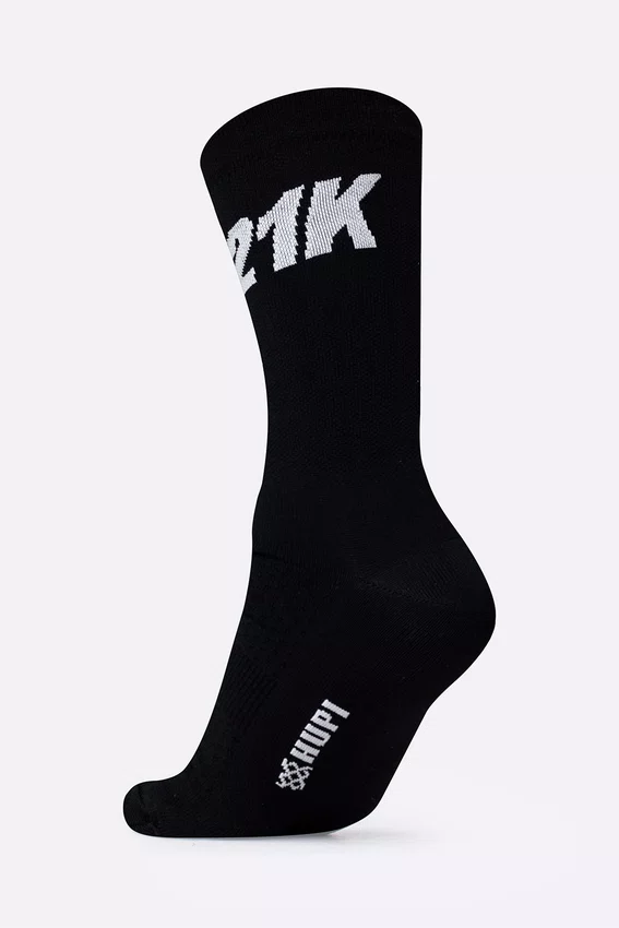 Meia HUPI 21K Preto - LT para pés menores 34-38