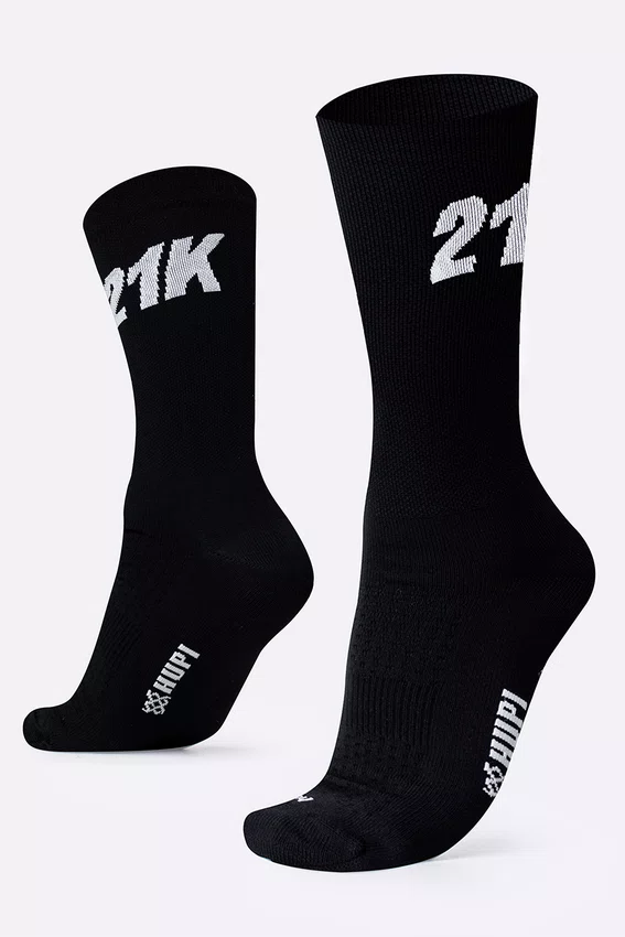 Meia HUPI 21K Preto - LT para pés menores 34-38