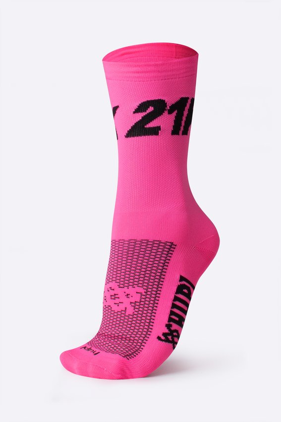 Meia HUPI 21K Rosa - LT para pés menores 34-38