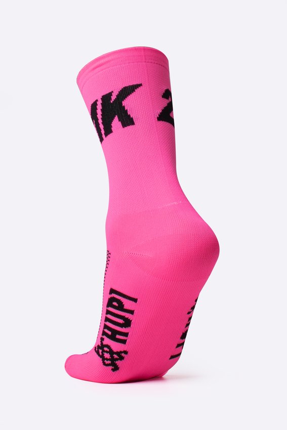 Meia HUPI 21K Rosa - LT para pés menores 34-38