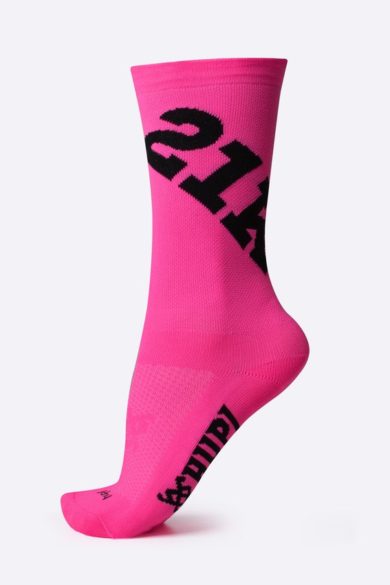 Meia HUPI 21k Ultra Rosa - para Pés Menores