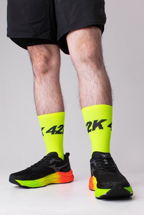 Meia HUPI 42K Amarelo Neon
