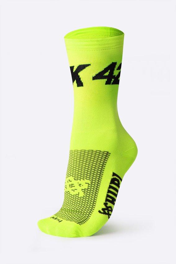 Meia HUPI 42K Amarelo Neon