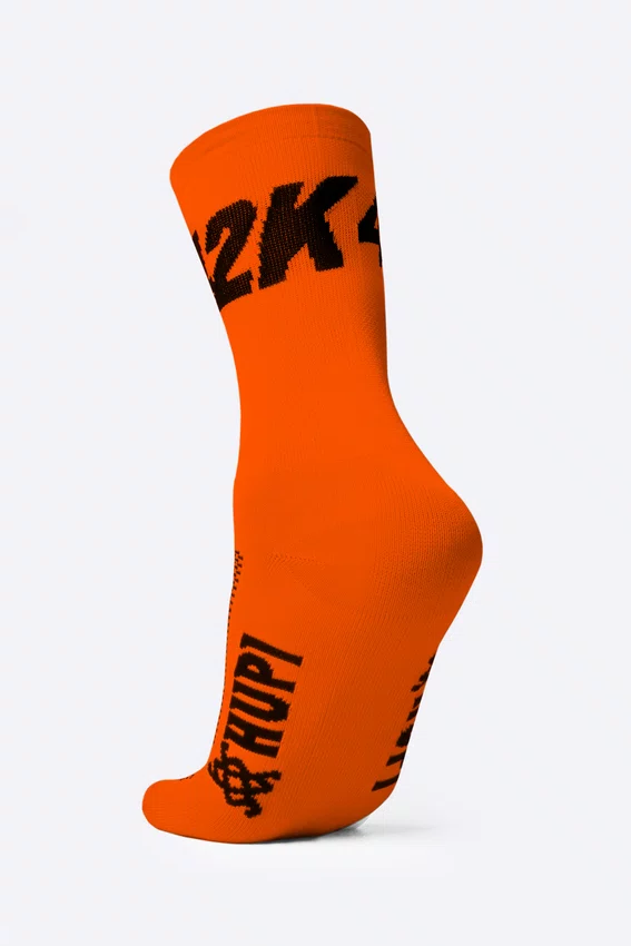 Meia HUPI 42K Laranja Neon