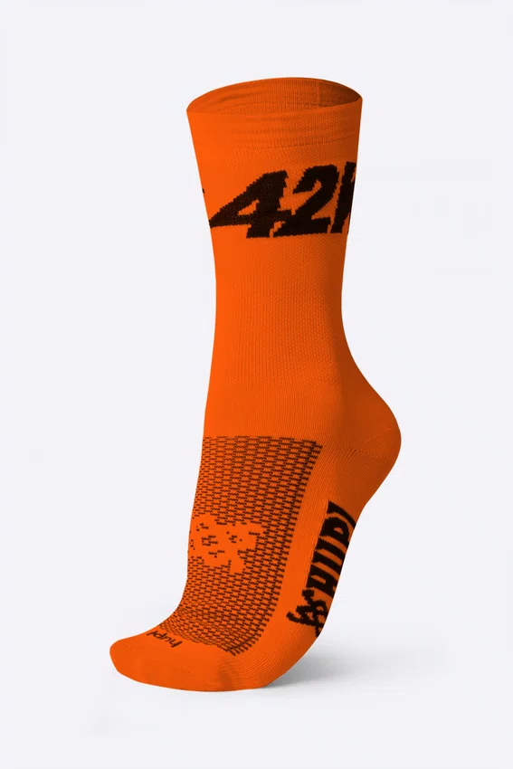 Meia HUPI 42K Laranja Neon