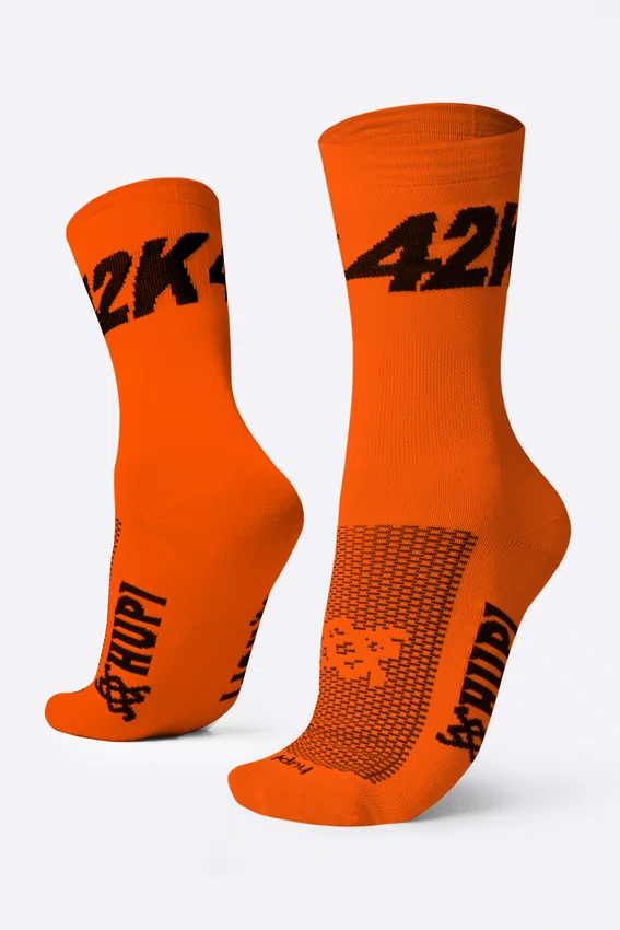 Meia HUPI 42K Laranja Neon