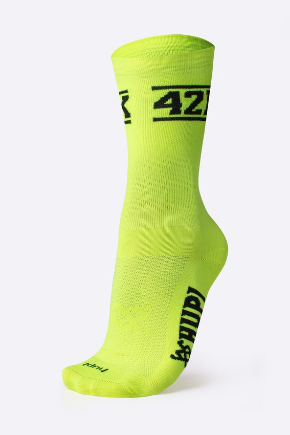 Meia HUPI 42k Neo Amarelo Neon
