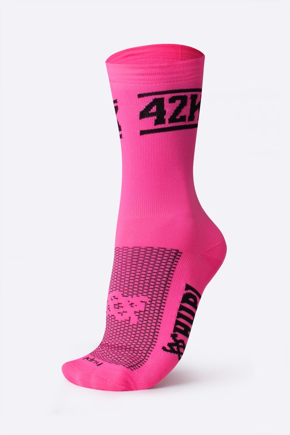 Meia HUPI 42k Neo Rosa - LT para pés menores 34-38