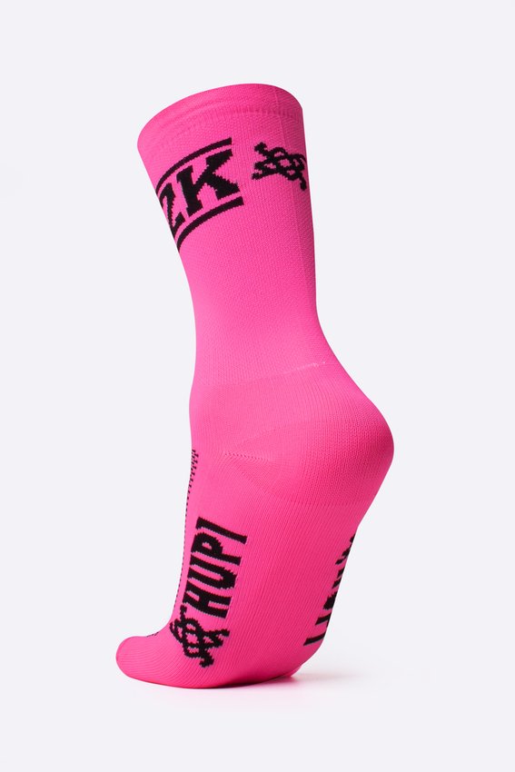 Meia HUPI 42k Neo Rosa - LT para pés menores 34-38